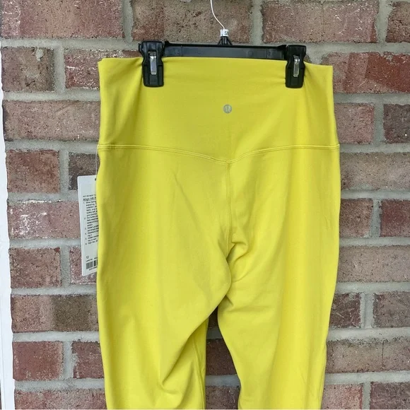 Lululemon yellow Align High Rise Leggings 28” inseam NWT 12 - Picture 7 of 10